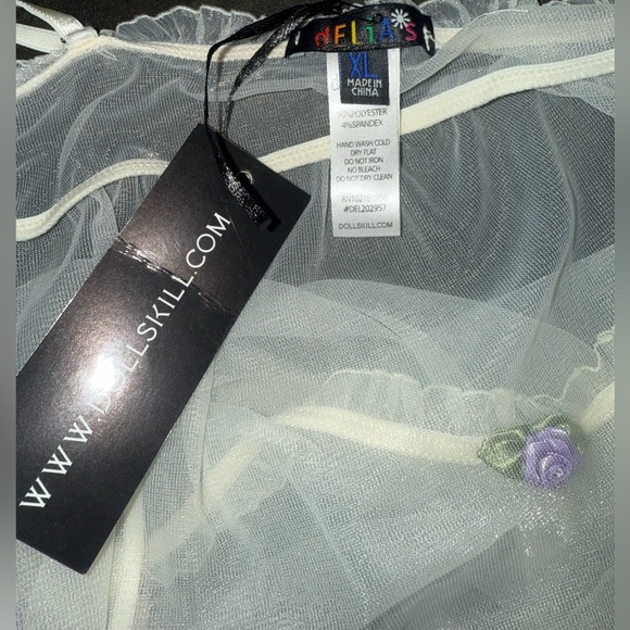 dELiA*s Sheer Mesh Babydoll Dress - Picture 7 of 9